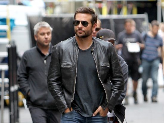 Bradley Cooper Burnt Leather Jacket For Usa , Canada & Australia