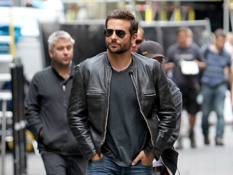 Bradley Cooper Burnt Leather Jacket For USA , Canada & Australia